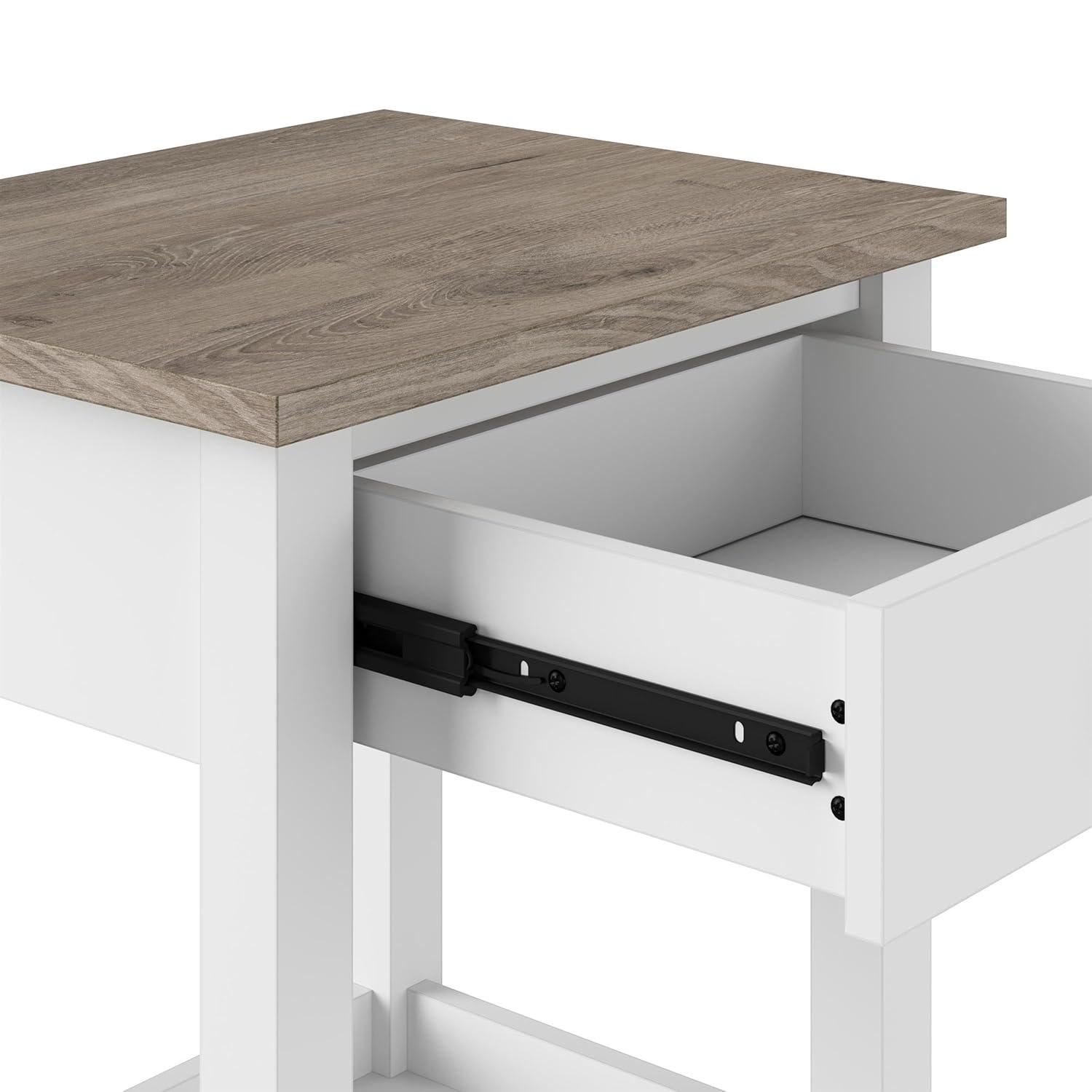 Mayfield Farmhouse Living Room End Table - Engineered Wood