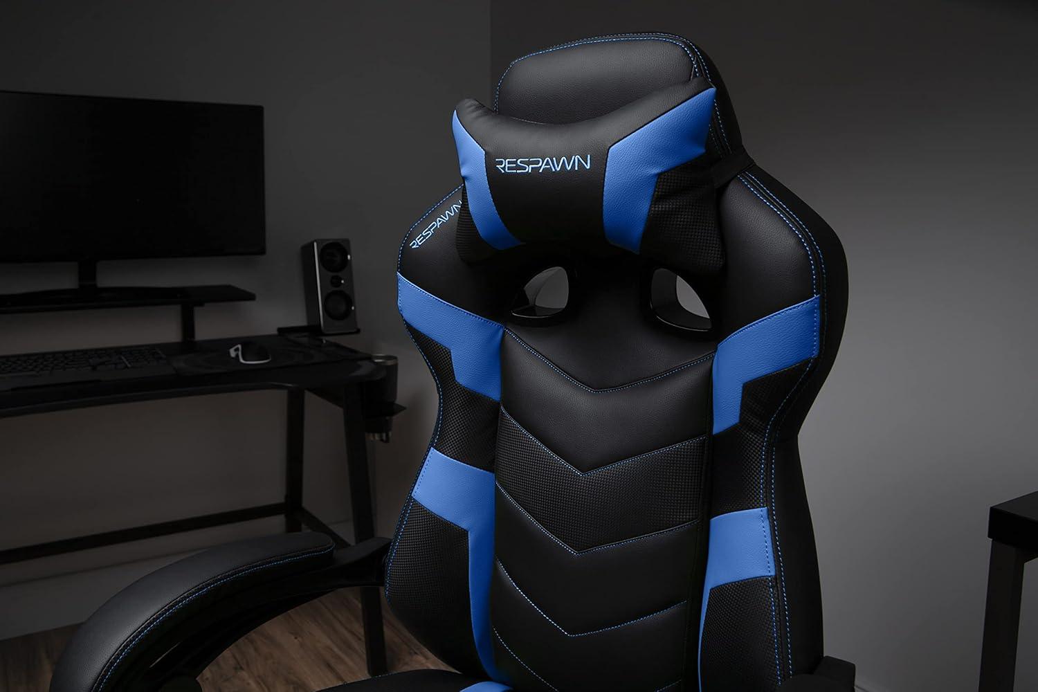 Respawn RESPAWN 110 Pro Gaming Chair - Gaming Chair with Footrest, Reclining Gaming Chair, Video Gaming Computer Desk Chair, Adjustable Desk Chair, Gaming Chairs For Adults With Headrest Pillow