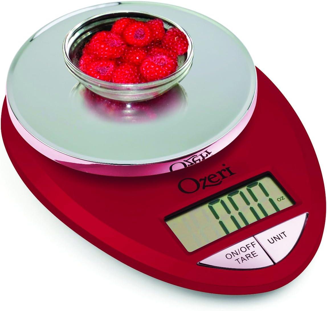 Ozeri Pro Digital Kitchen Food Scale, 0.05 oz to 12 lbs (1 gram to 5.4 kg)