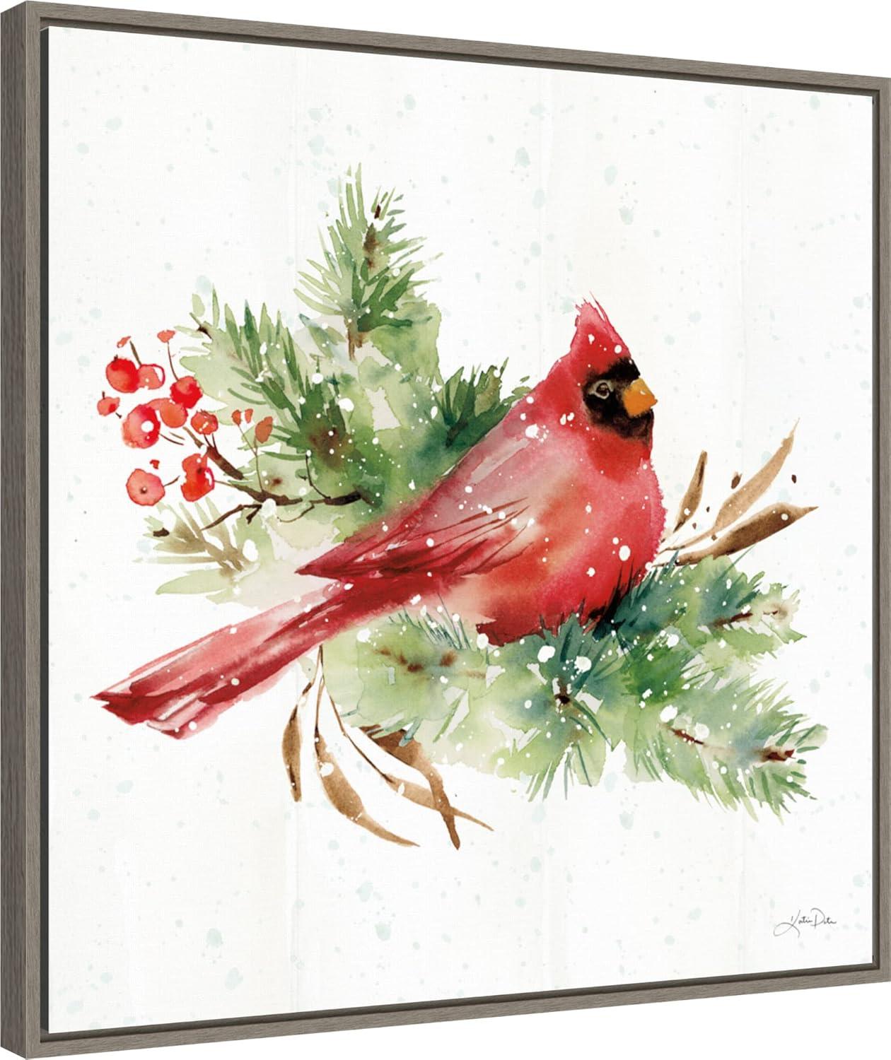 Amanti Art Celebrate the Season I by Katrina Pete Canvas Wall Art Print Framed 22-in. x 22-in.