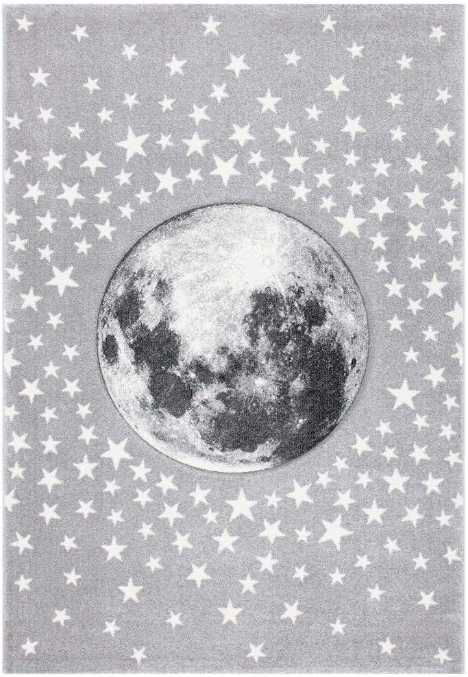 Carousel Kids CRK135 Power Loomed Area Rug - Light Grey/White - 3'3"x5'3" - Safavieh.