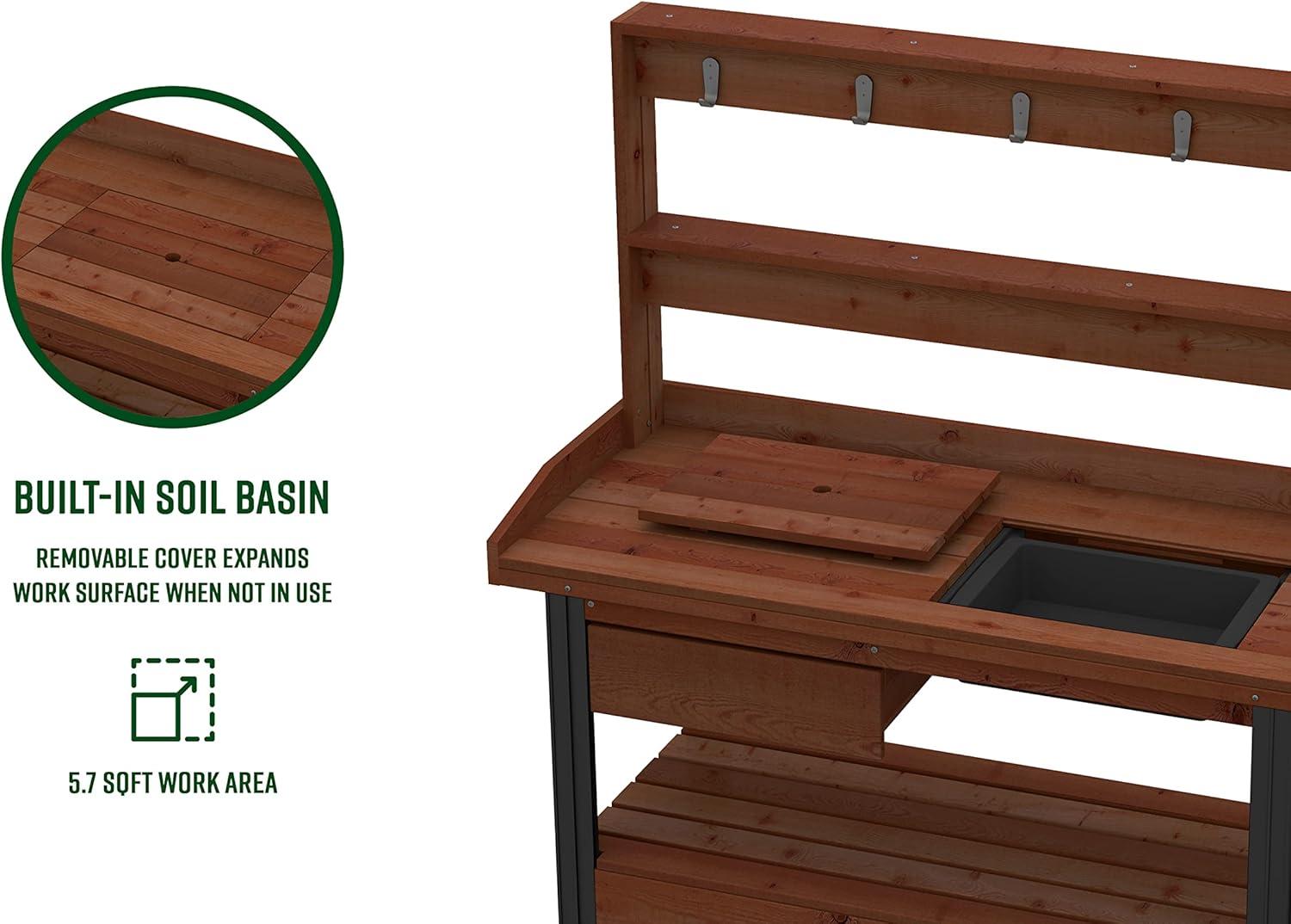 Vita Cedar Potting Bench