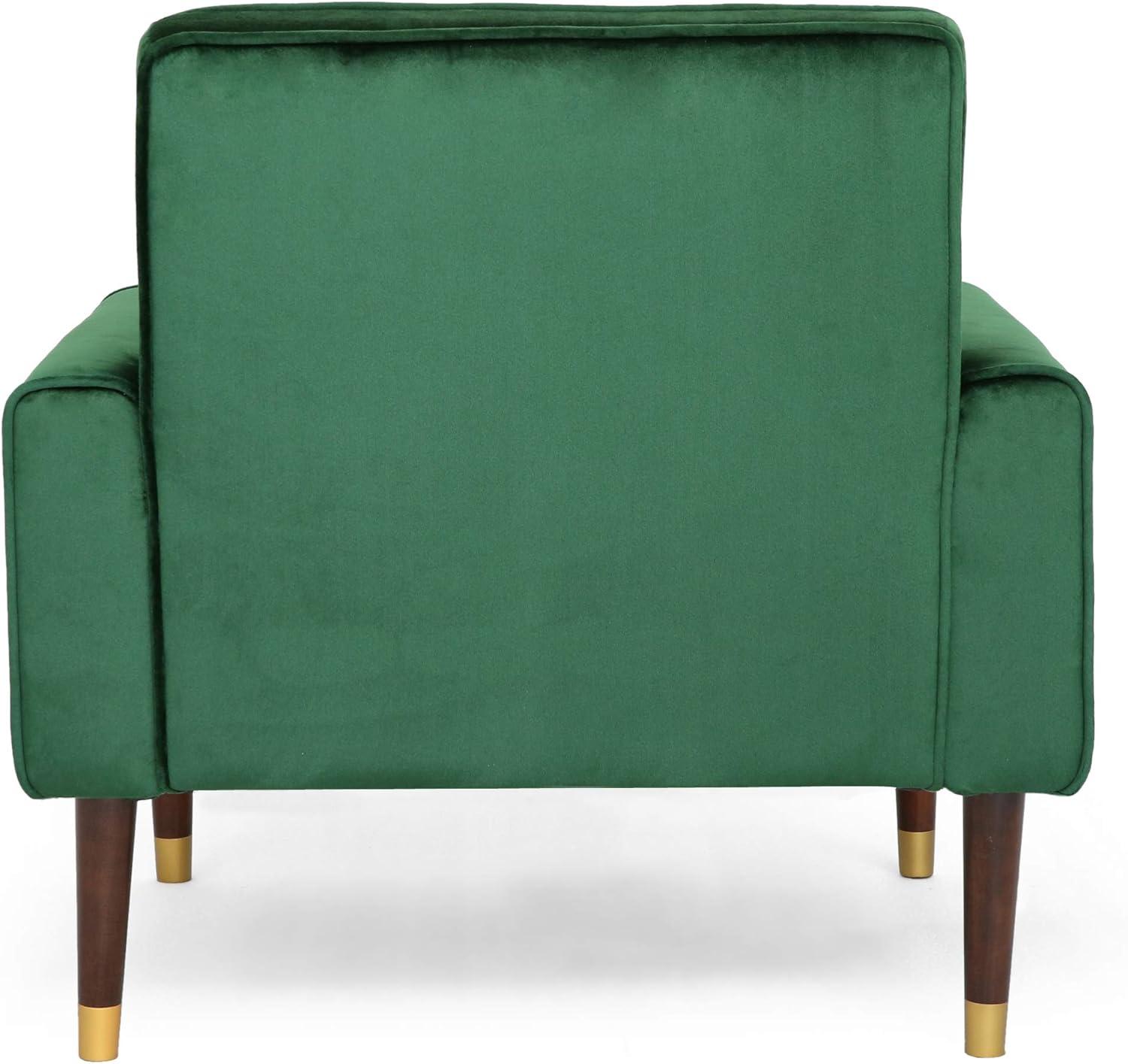 Bourchier Modern Glam Velvet Armchair - Christopher Knight Home