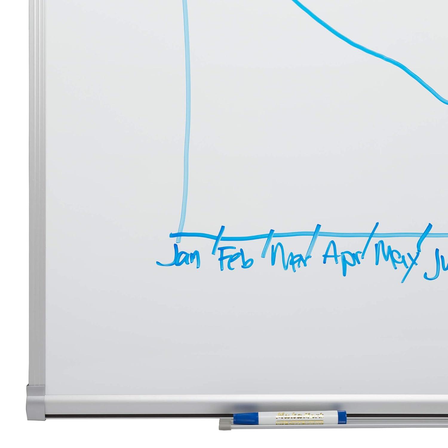 Low-Gloss Wall-Mount Magnetic Dry-Erase Board by Learniture