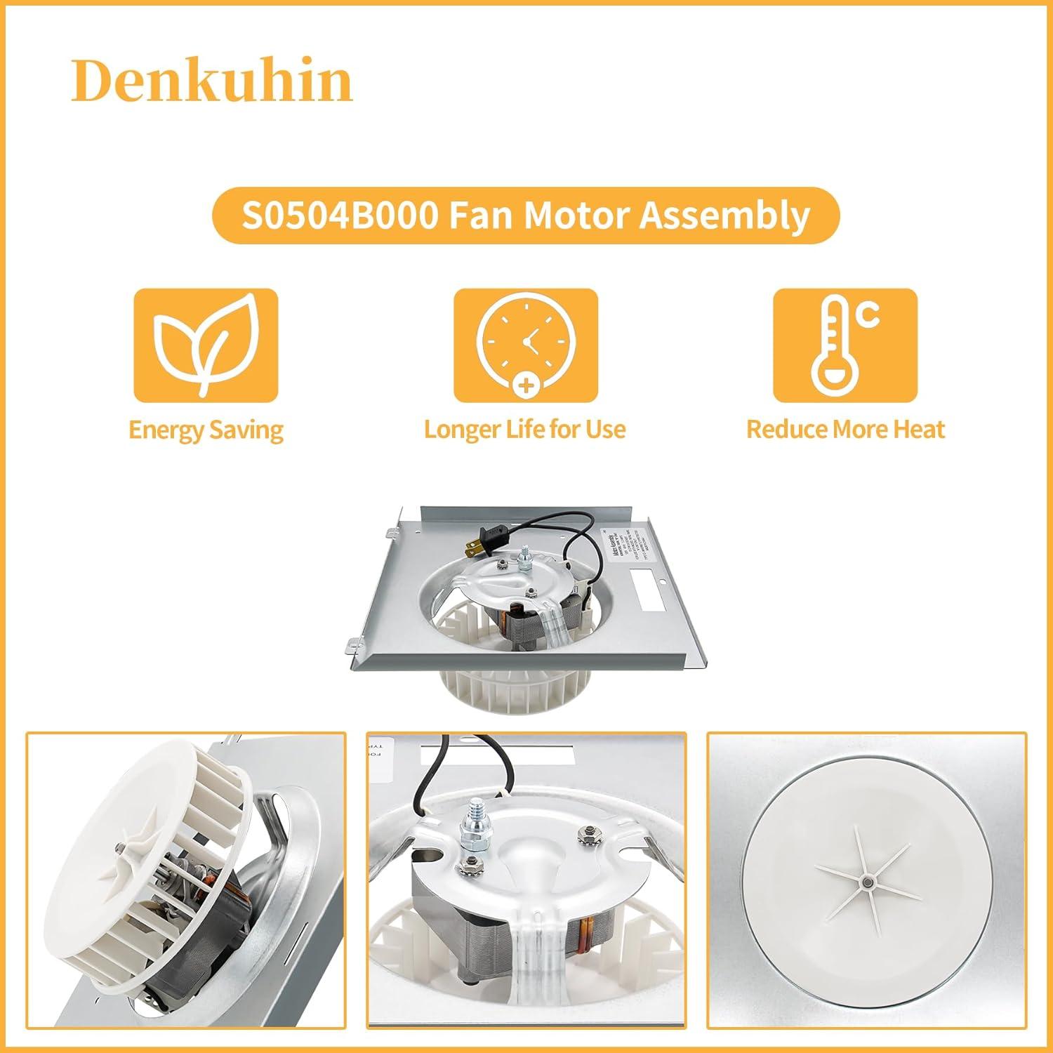 S0504B000 Bathroom Fan Motor Assembly Compatible with Bro-an Nutone 769RL for B Unit, Repalce Models 757, 769RFT-R01, 769RL, 769RL-R01 and VF707RCN. 765RL