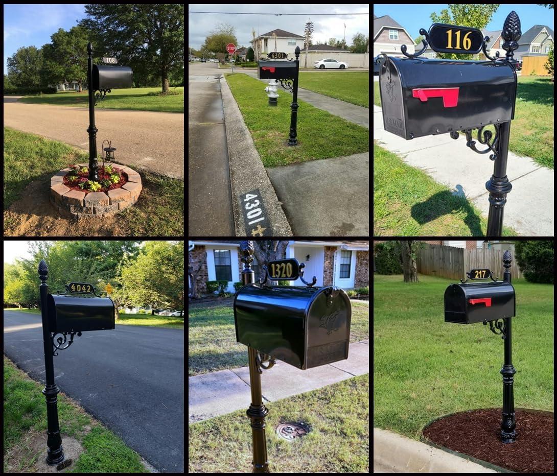 4ever products charleston mailbox with post included