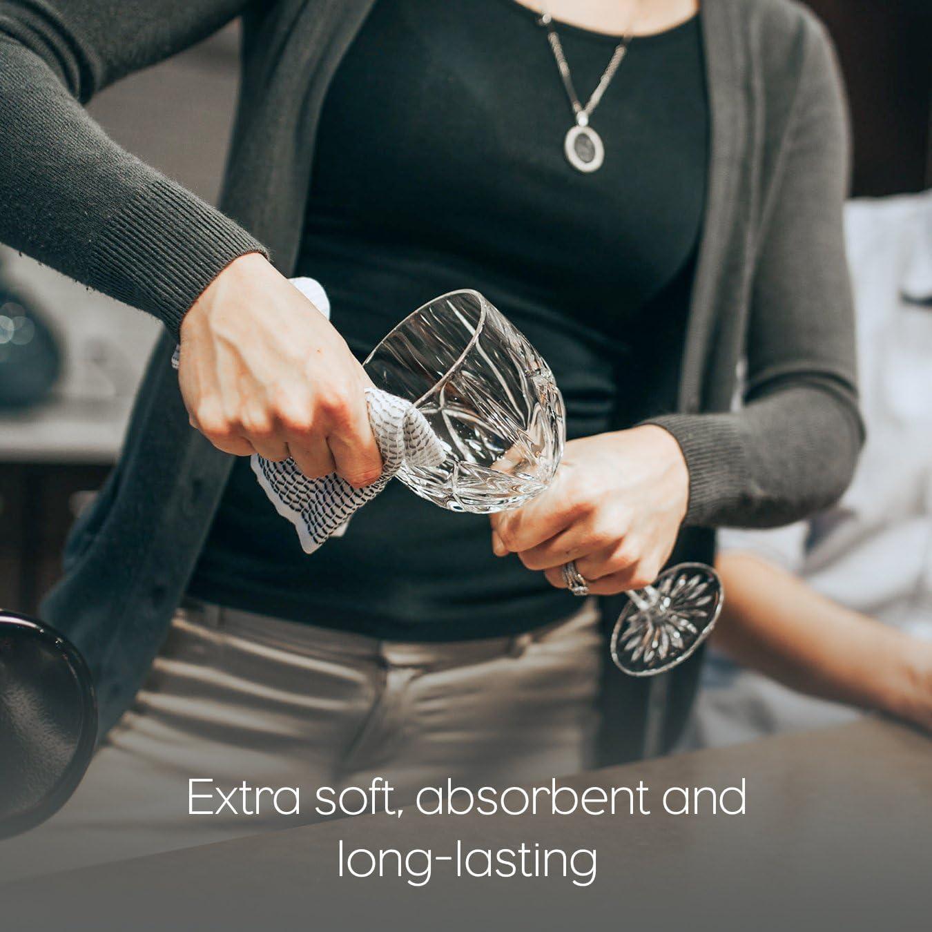 TIDY Dish Cloth Set - 100% organic cotton, Set of 3 cloths