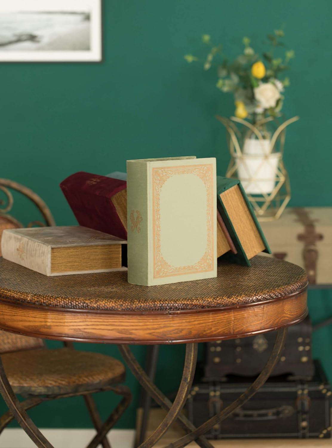 Decorative Vintage Book Shaped Trinket Storage Box