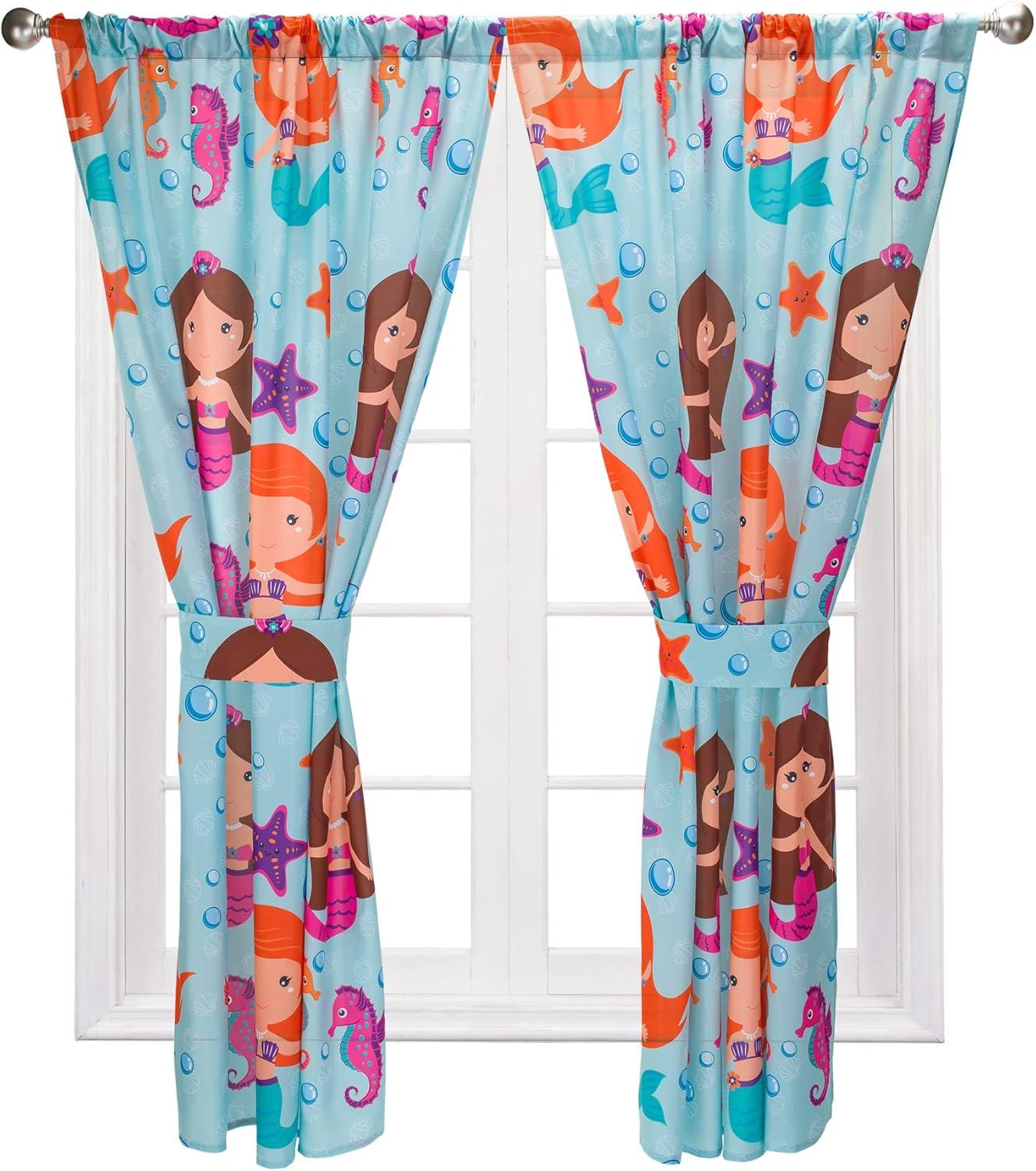 Everyday Kids Mermaid Undersea Adventure Drapes