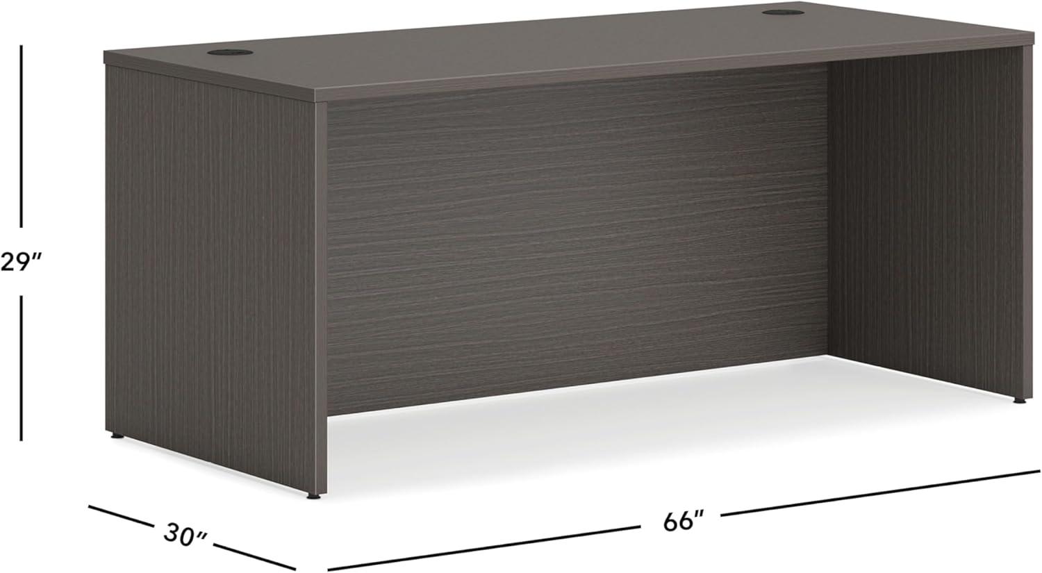 HON Mod 66" Credenza Shell Slate Teak LDS6630LS1