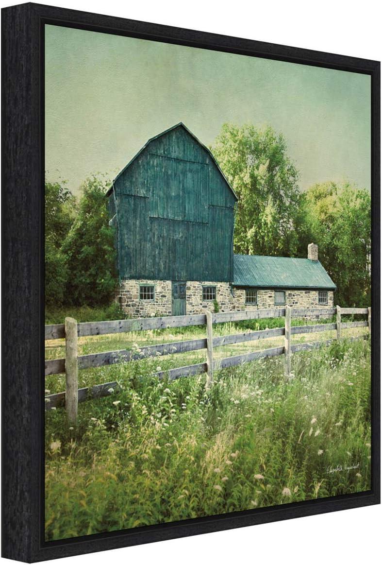 Amanti Art Blissful Country III (Barn) by Elizabeth Urquhart Framed Canvas Wall Art