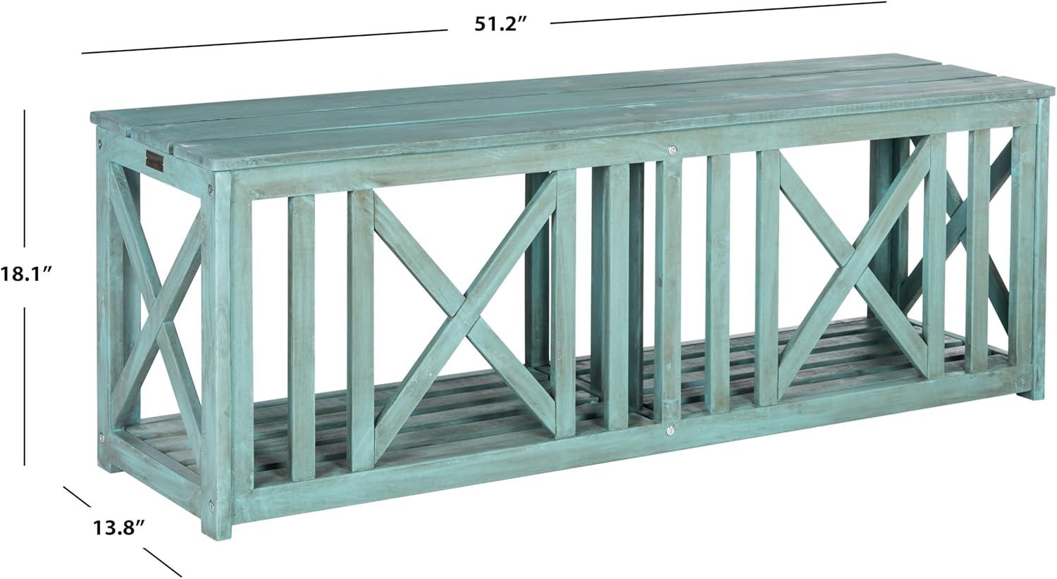 Branco Bench - Outdoor - FOX6706 - Natural - Safavieh