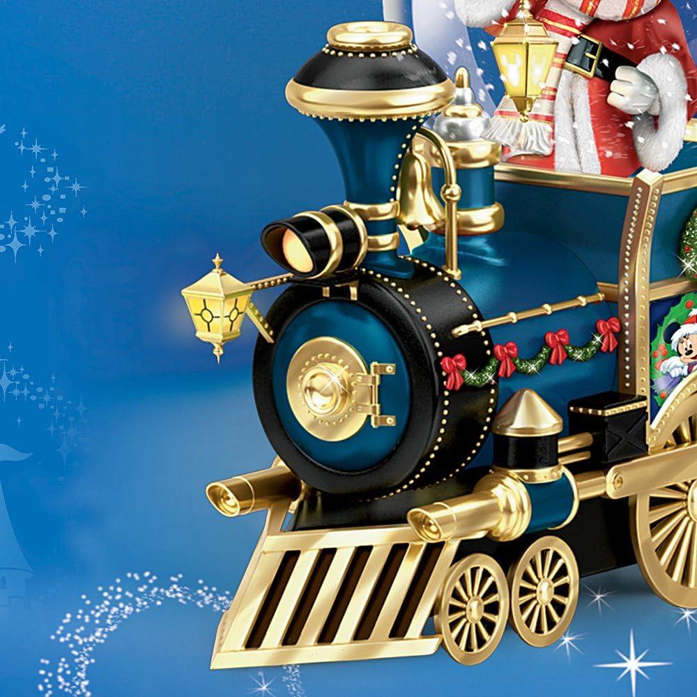 Disney Mickey Mouse Miniature Snowglobe Santa Mouse is Comin' to Town