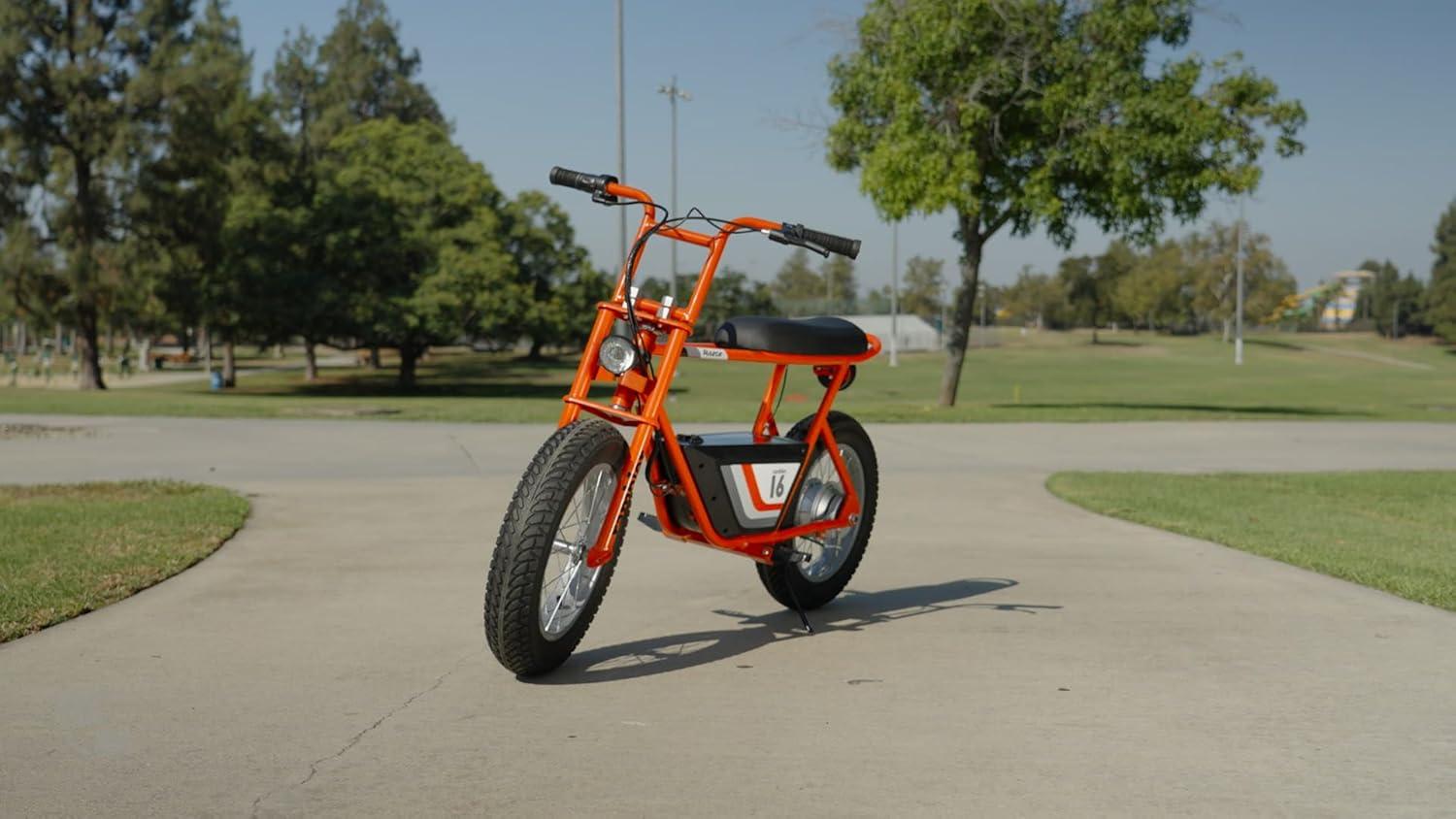 Open Box Razor Rambler 16 Electric Minibike w/350W Motor & 36V Battery