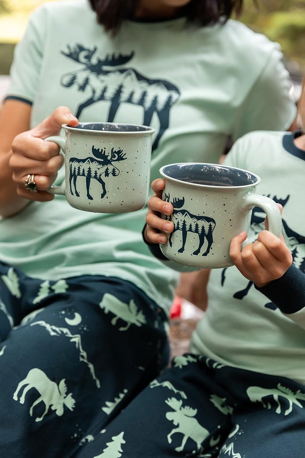 LazyOne Novelty Mugs, Ceramic Gift Mug for Family, Friends, or Coworkers (Mountain Moose)