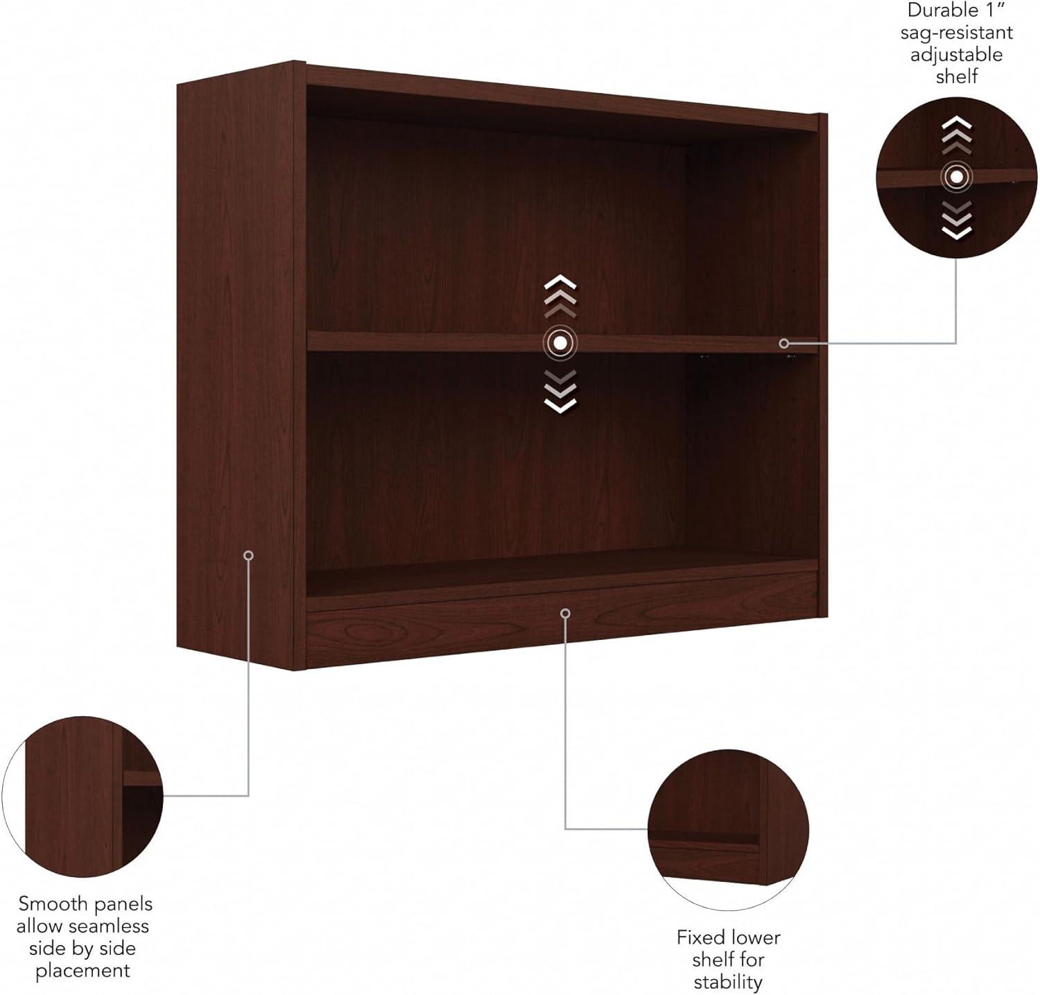 Bush Furniture Universal 2 Shelf Bookcase