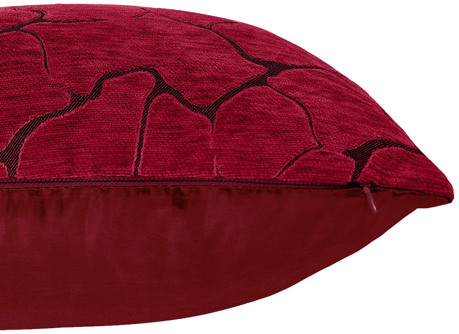 Violet Linen Milano Embroidered Throw Pillow