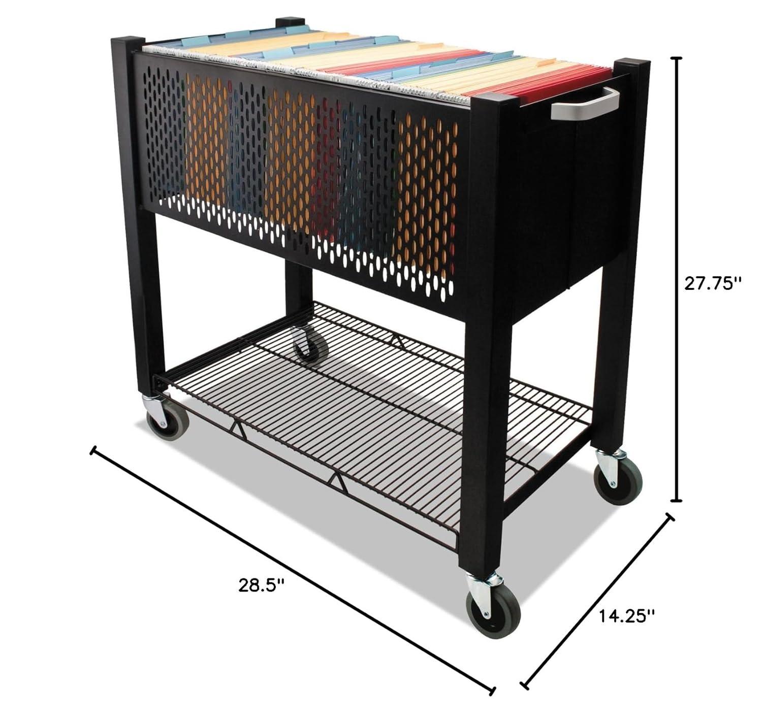 Vertiflex File Cart with Wheels