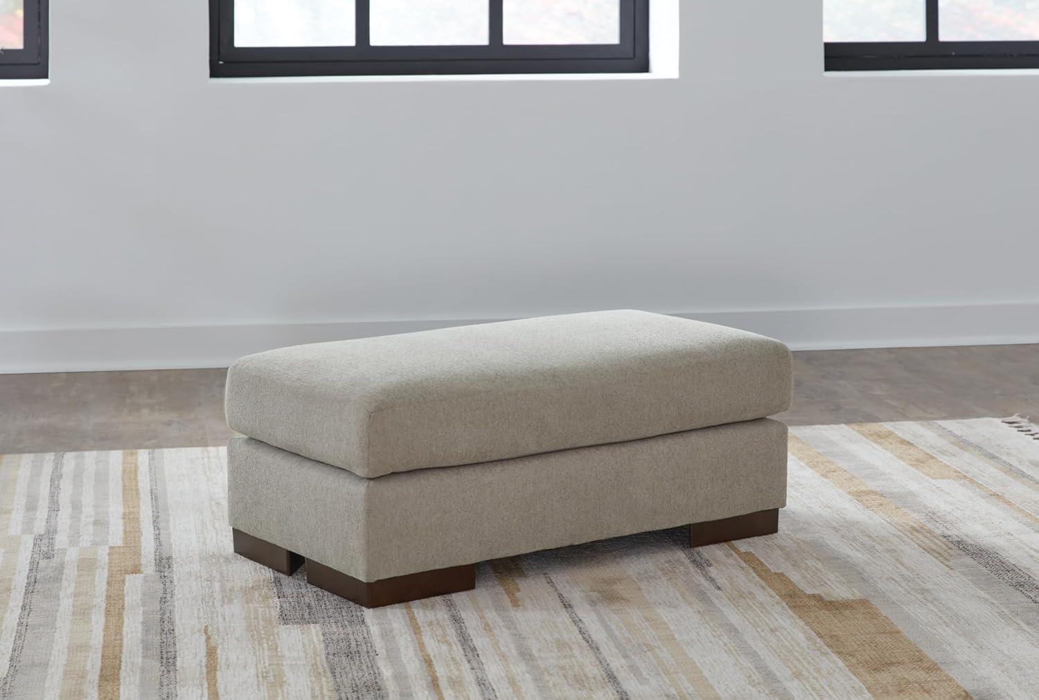 Signature Design by Ashley Maggie Casual Ottoman, Beige