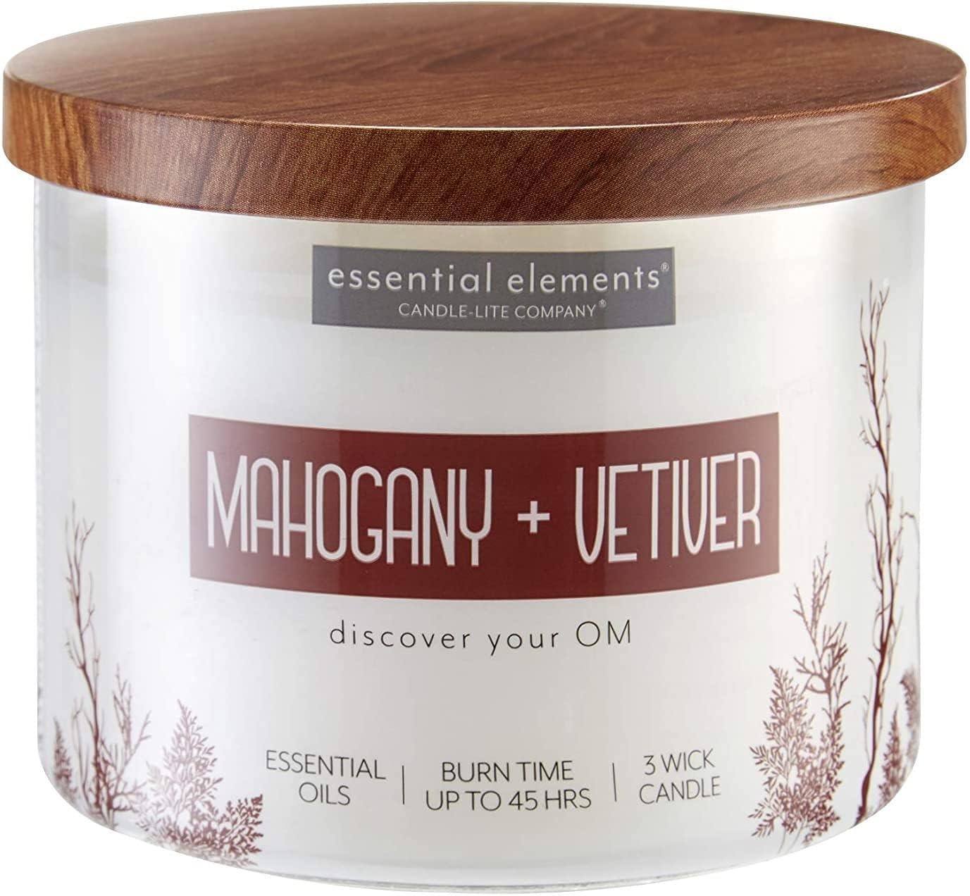 Mahogany & Vetiver 14.75 oz Soy Jar Candle