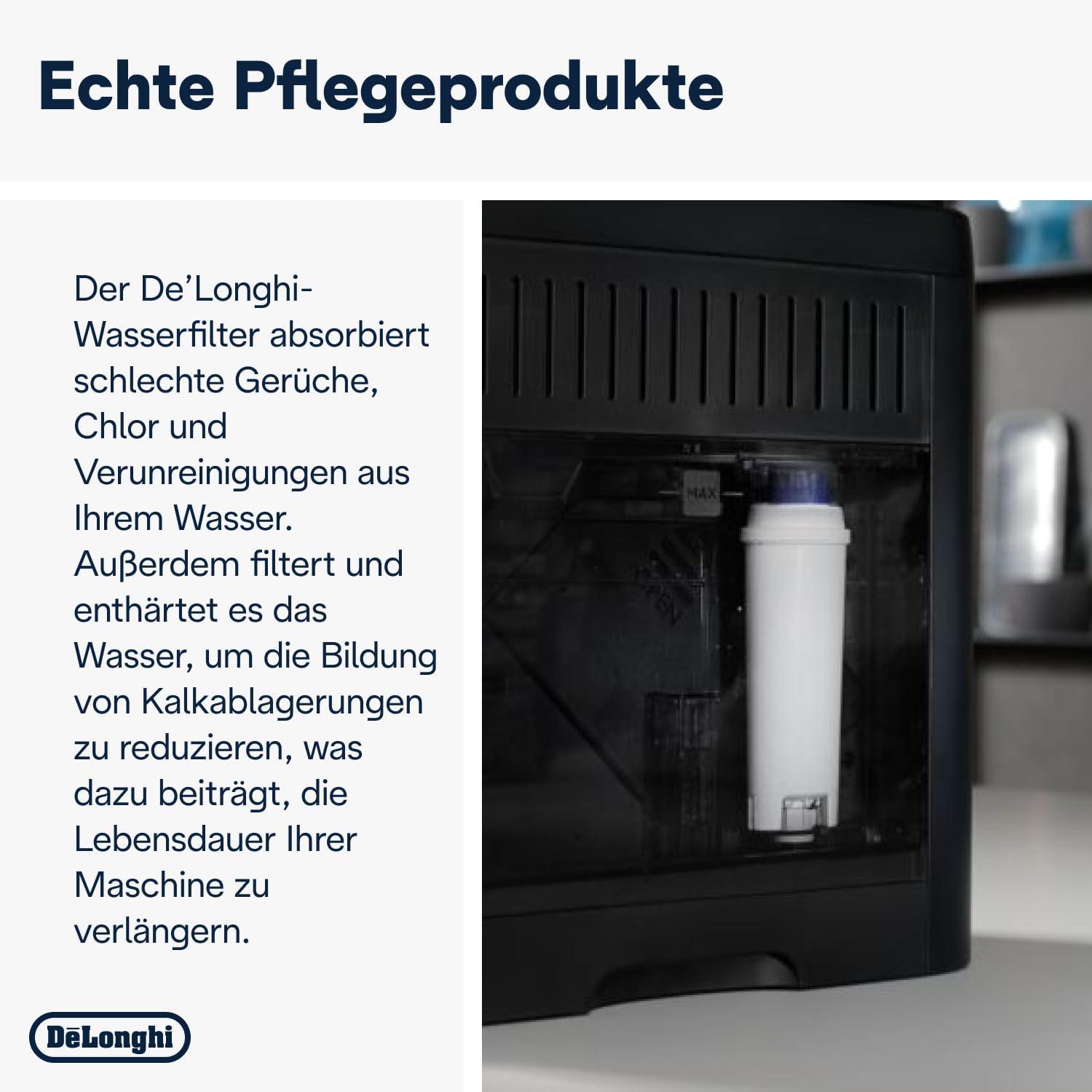 DeLonghi White Water Filter for Coffee Machines