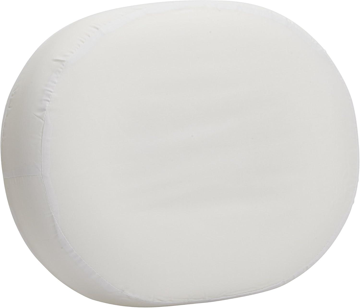 DMI 16" x 13" x 3" Foam Contoured Ring Cushion Polyester/Cotton Cover White 513-8016-1900