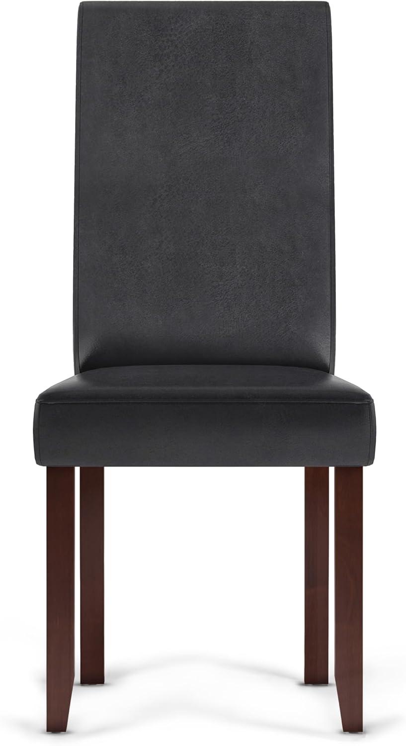 Simpli Home Acadian Solid Wood Dining Chair (Set of 2)