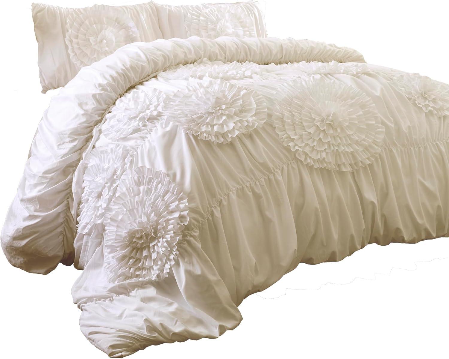 Lush Decor Serena Microfiber Traditional Comforter Set