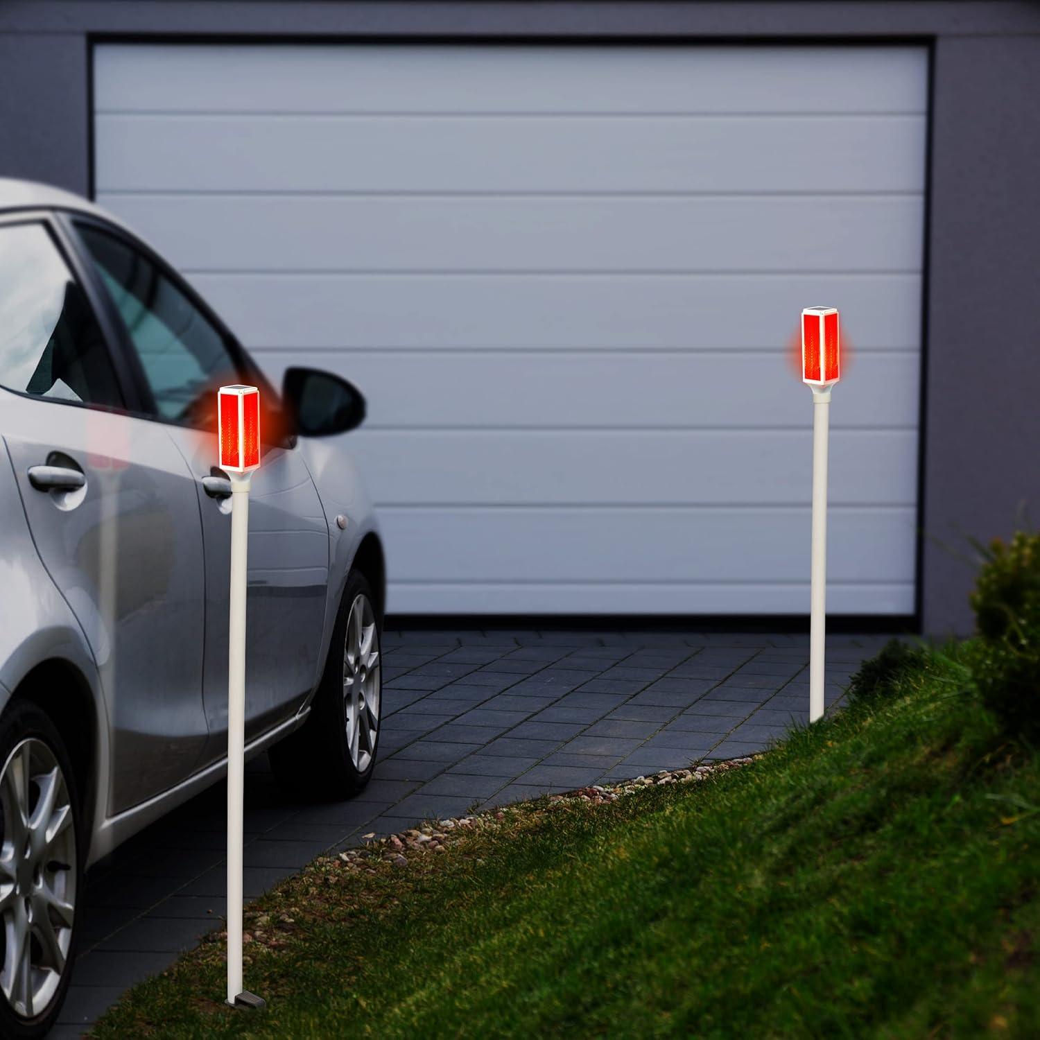 Alpine White Solar Powered Integrated LED Pathway Light Pack
