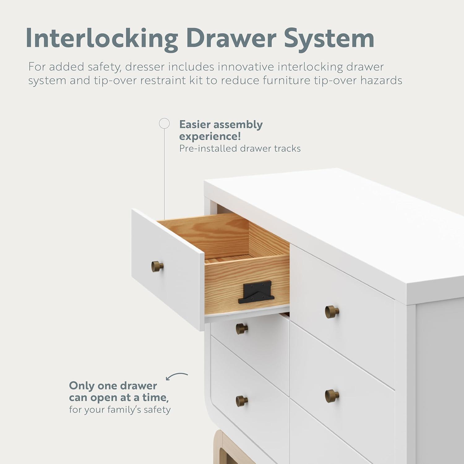 Santorini 6 Drawer Dresser