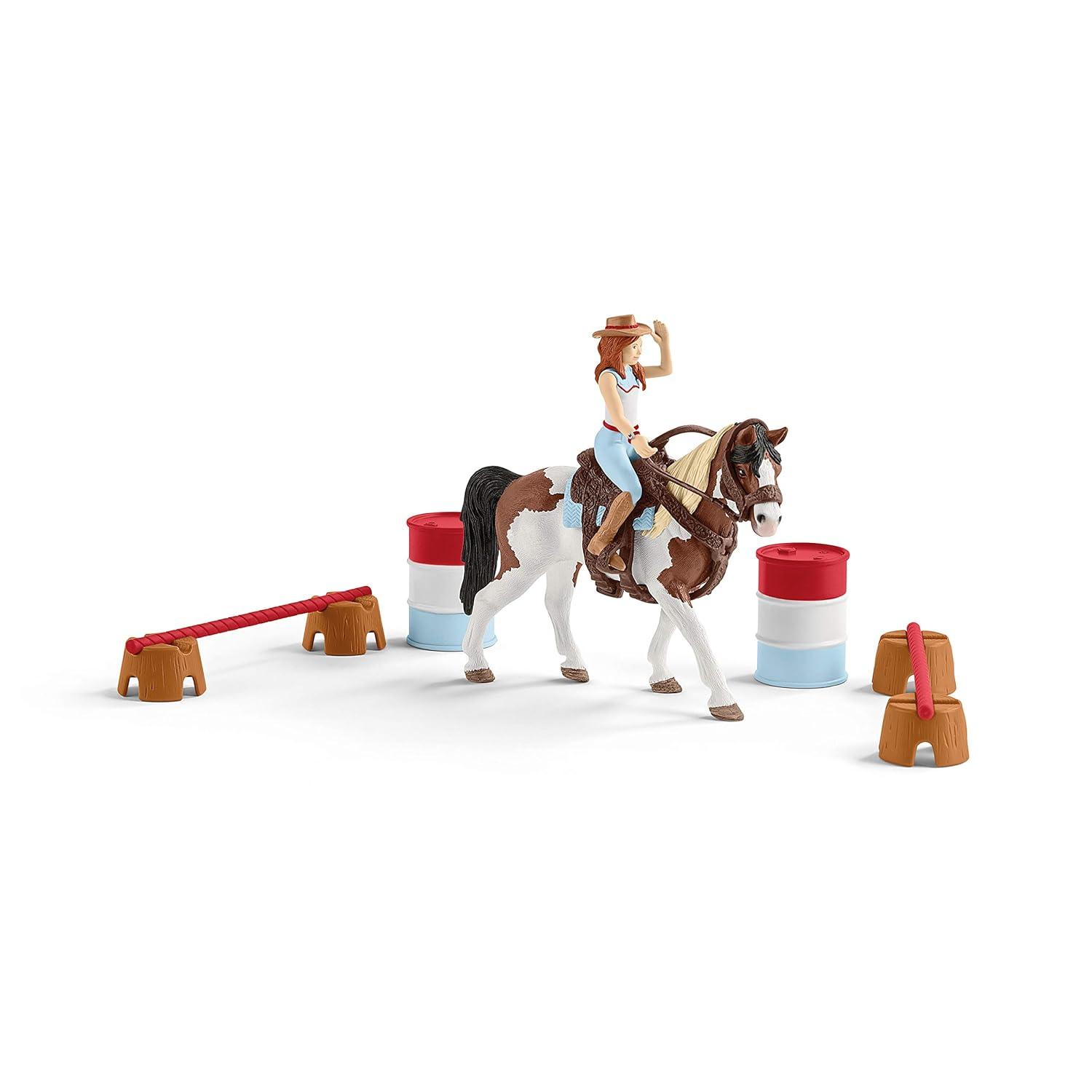Schleich - Horse Club: Hannah's Western Riding Set with Quarter Horse Playset, 12 Pcs