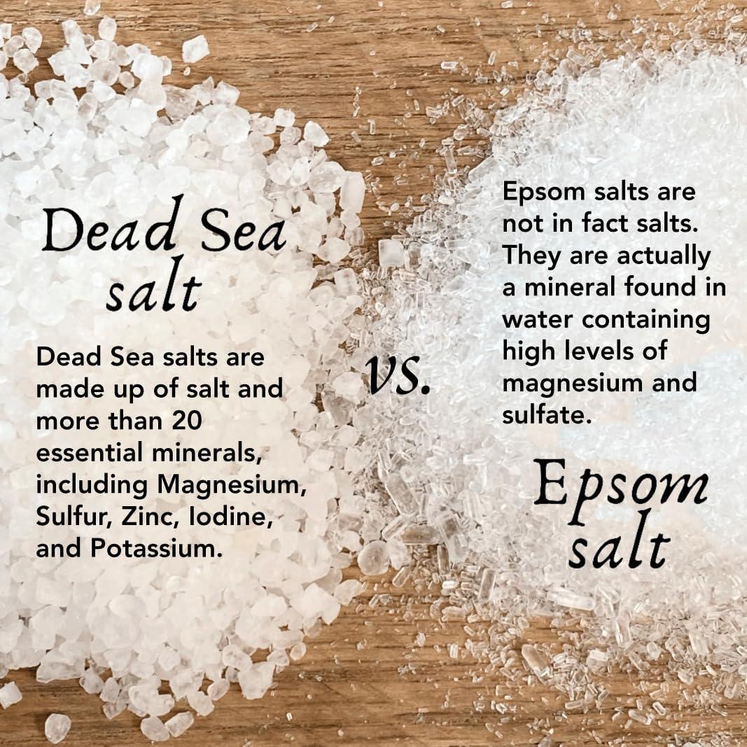 Dead Sea Mineral Bath Salt 5 Lb. Fragrance Free, 100% pure, Magnesium, Sulfur, Minerals. All Skin Types, Problem Skin. Acne Treatment, Eczema, Psoriasis, Therapeutic.