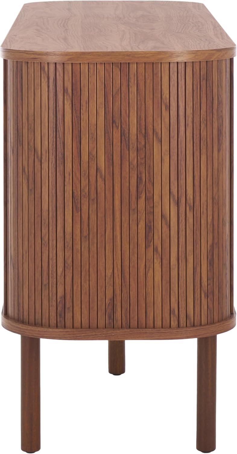 Tealla Sideboard/Media Stand - Walnut/Gold - Safavieh