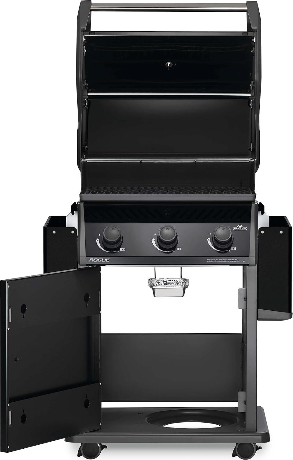 Napoleon Rogue SE Gas Grill with Infrared Rear and Side Burners, Stainless Steel