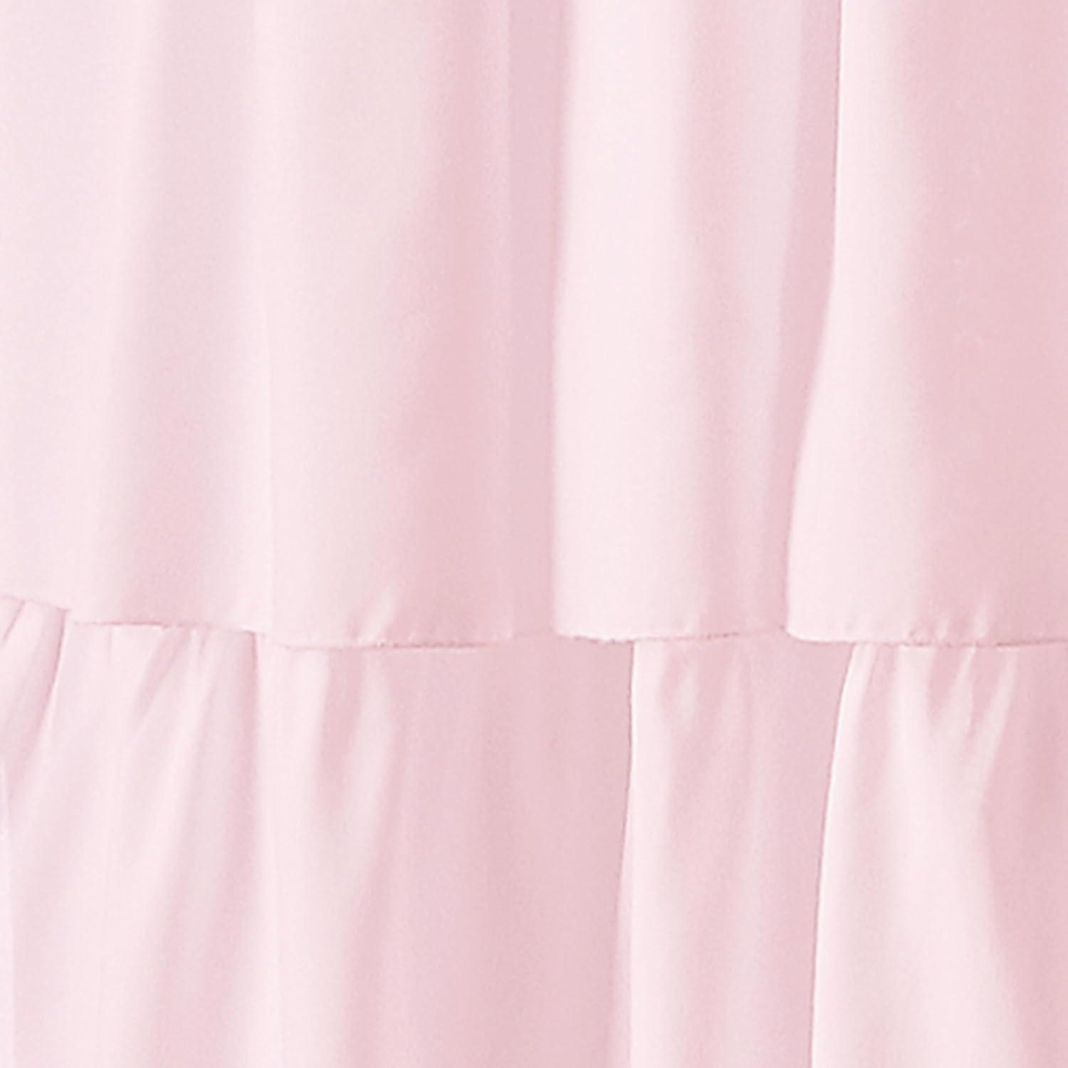 Red Barrel Studio® Flounced Solid Color Semi-Sheer Rod Pocket Single Curtain Panel