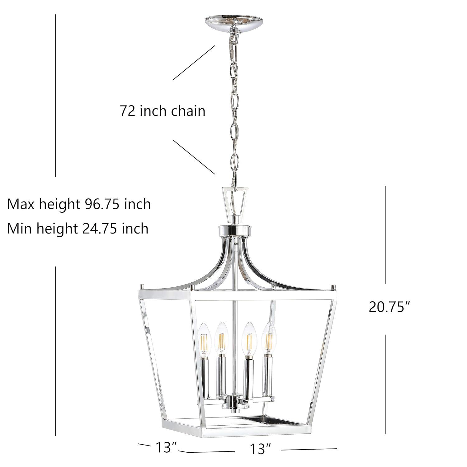 Nichi 4 Light Pendant - Oil Rubbed Bronze (Black) - Safavieh.