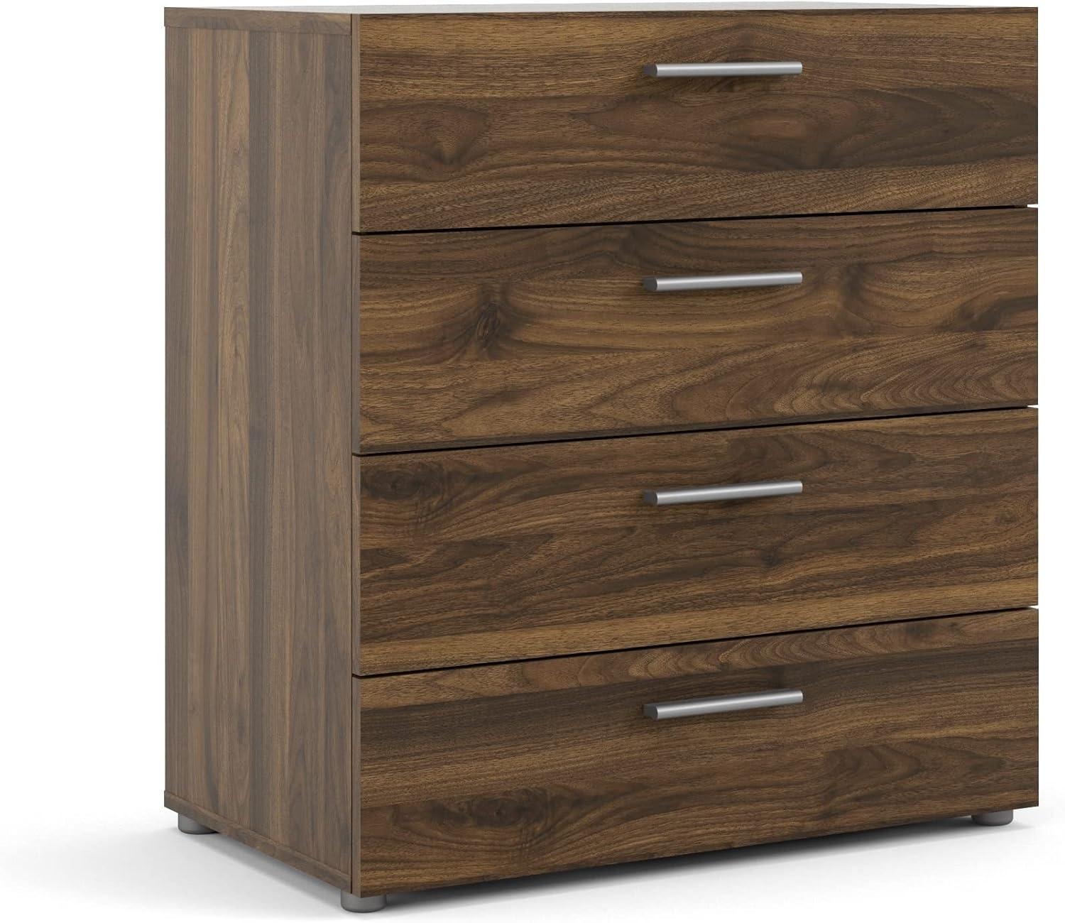 Tvilum, Austin 4 Drawer Chest, Walnut