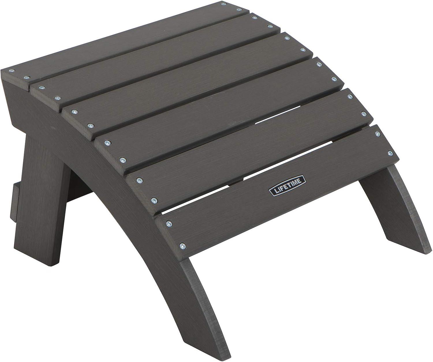 Lifetime Adirondack Ottoman Gray, 60291