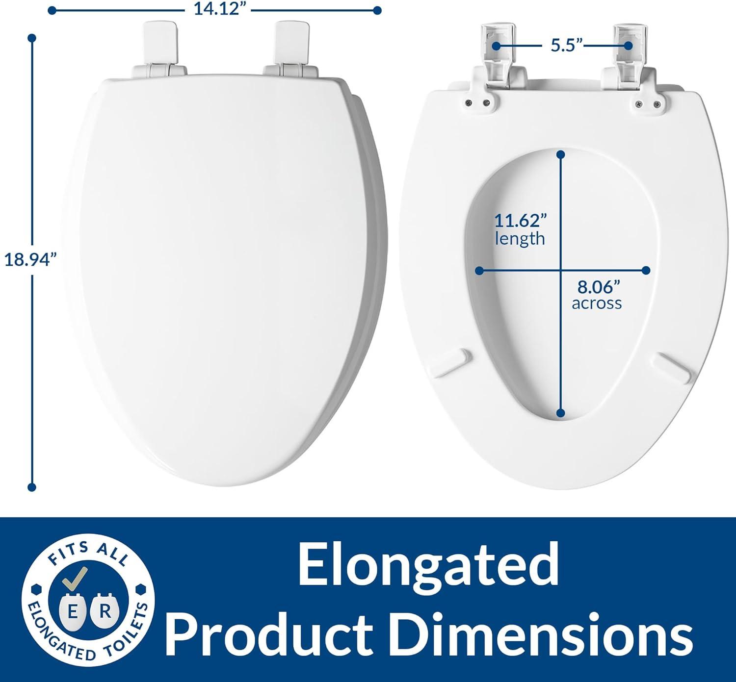 Kendall Elongated Premium Slow Close Toilet Seat