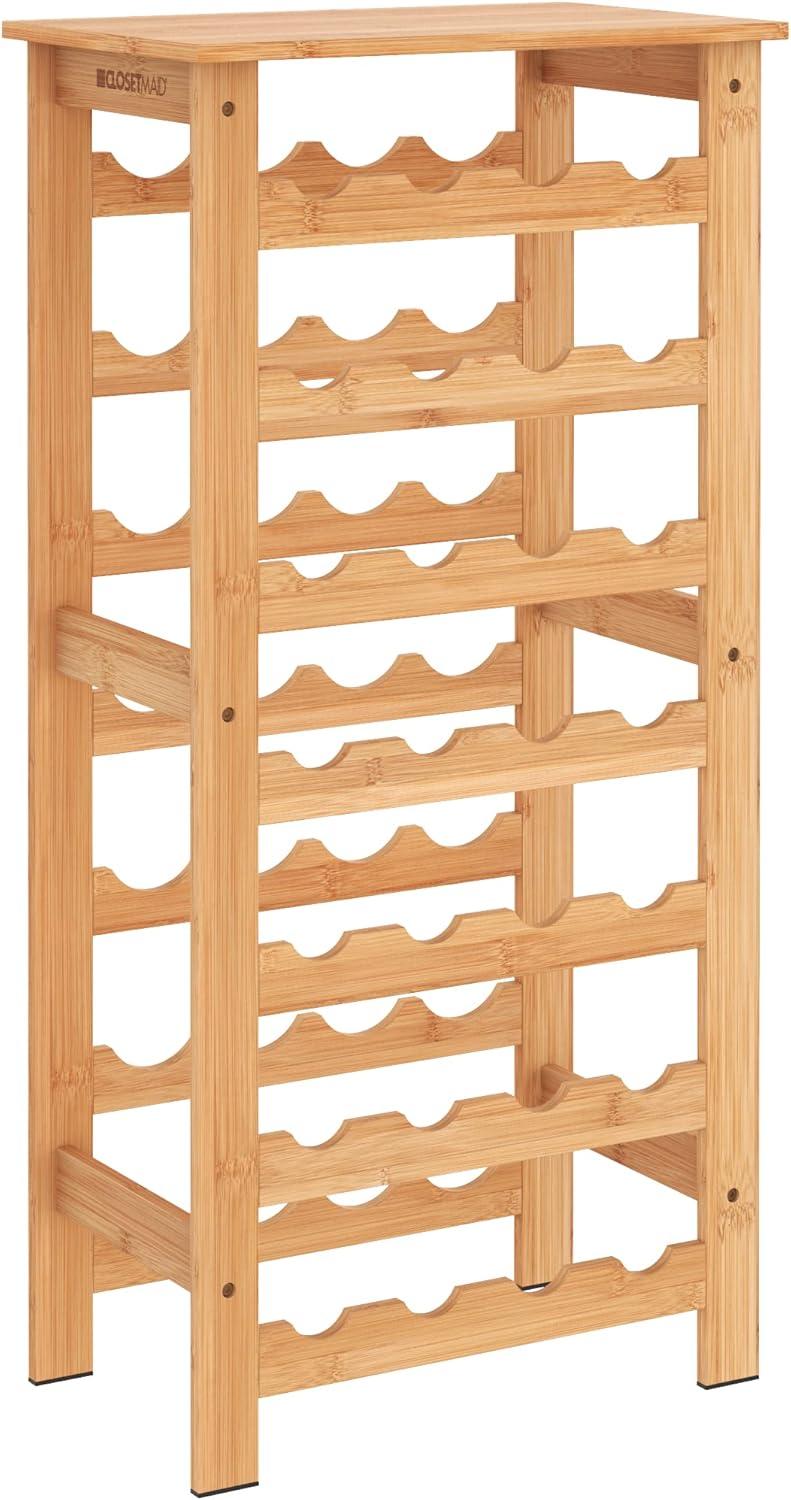 Bamboo 28 Bottle Wine Rack