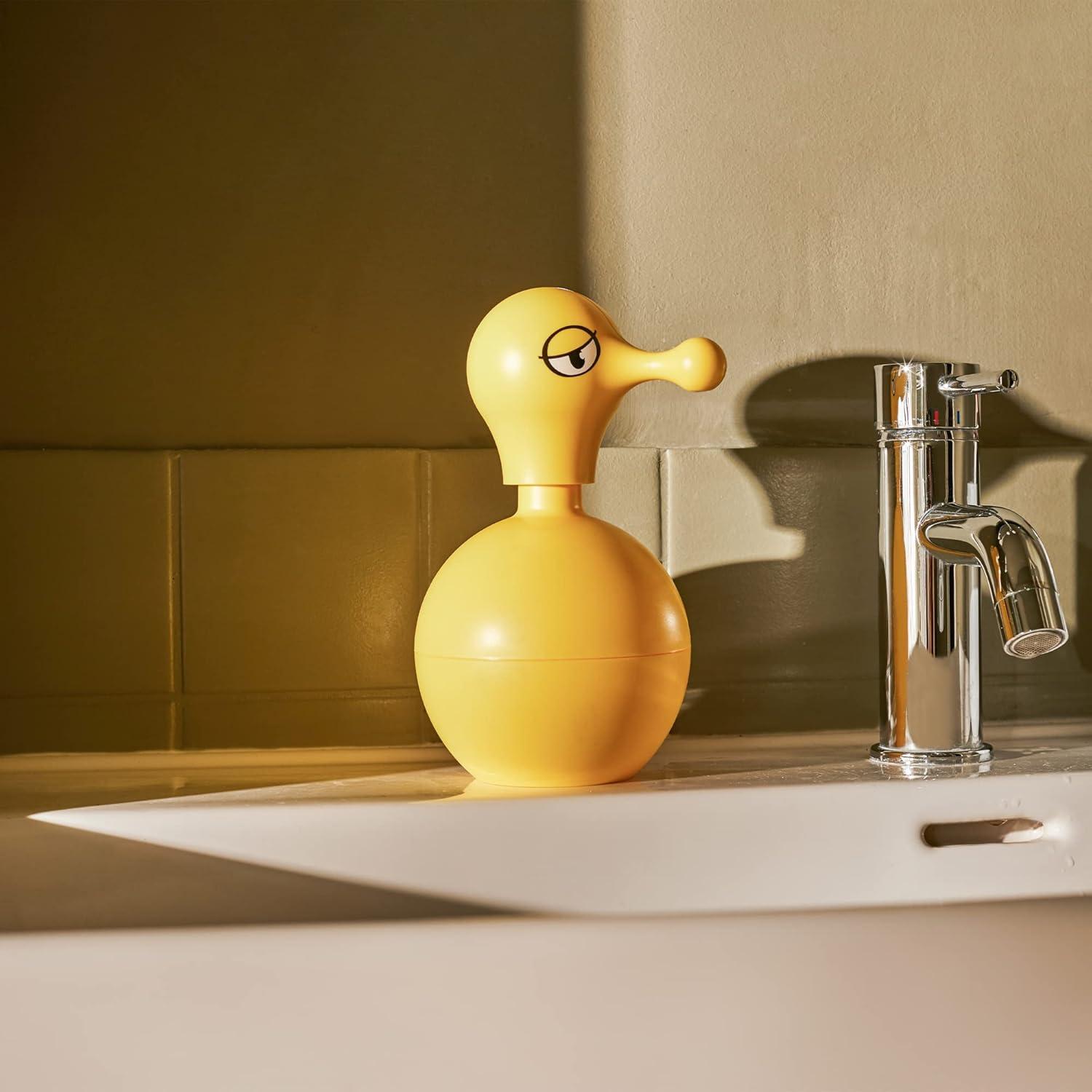 Yellow Thermoplastic Resin Quirky Liquid Soap Dispenser