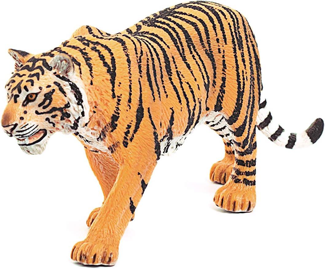 14729 Tiger Figurine, Orange & Black