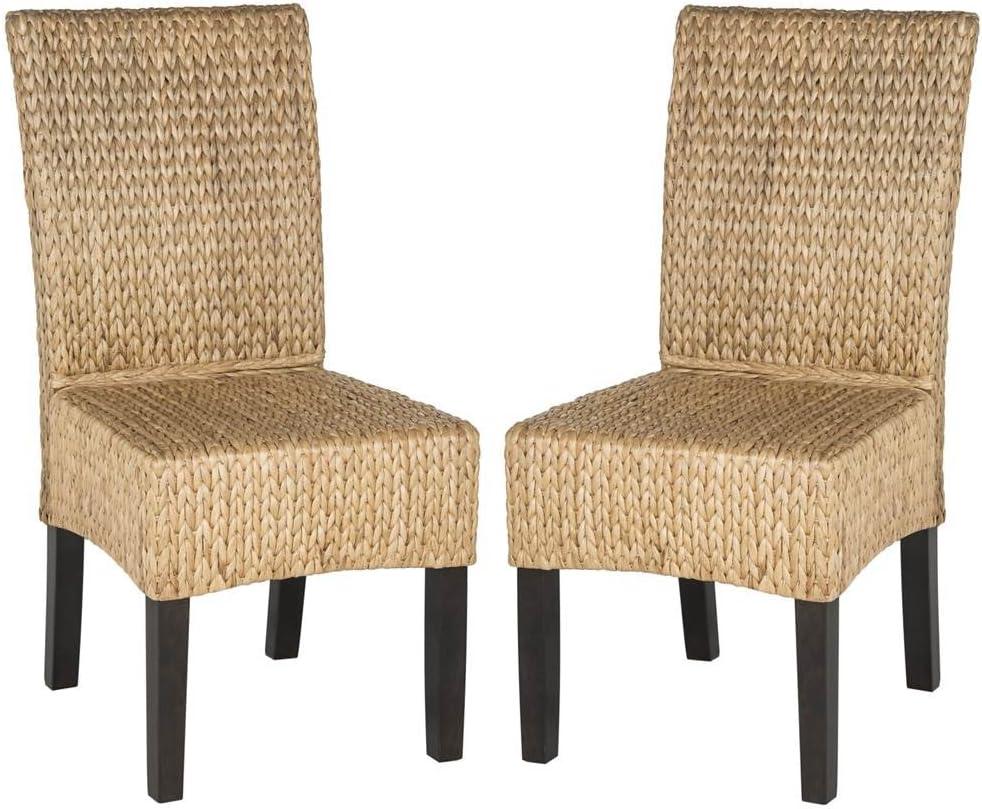 Luz 18''H Wicker Dining Chair (Set of 2) - Natural - Safavieh