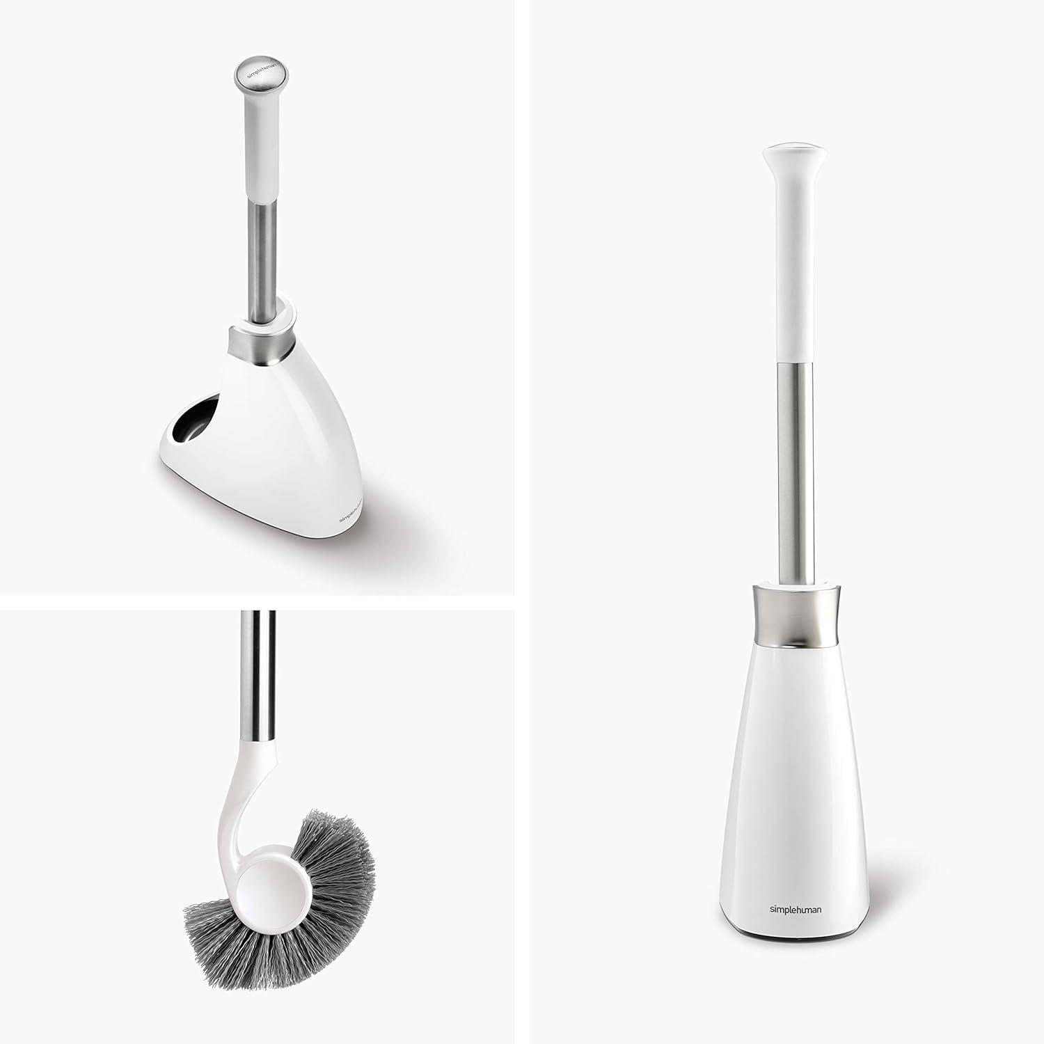 Simplehuman Toilet Brush with Caddy, Stainless Steel