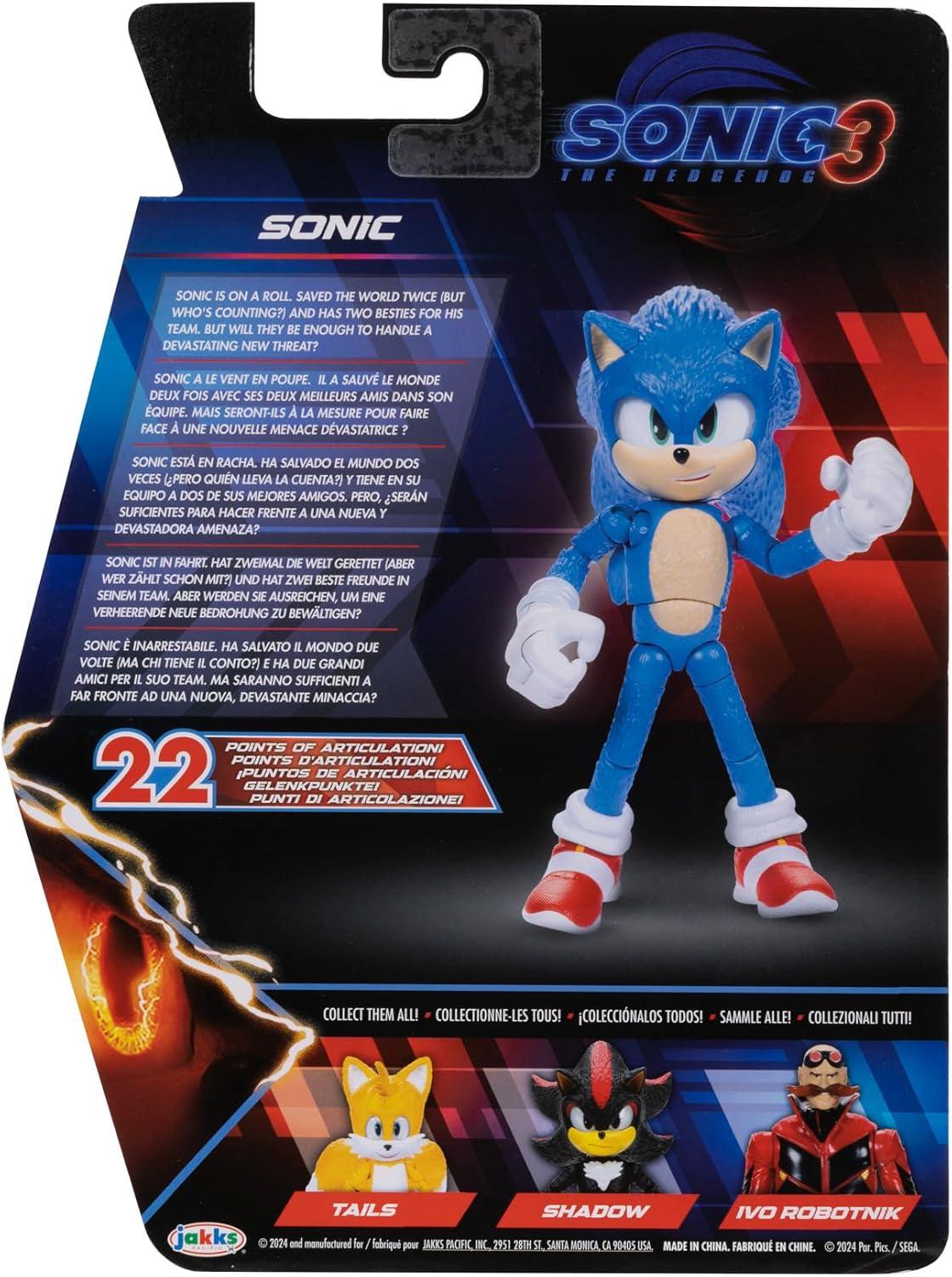 Sonic The Hedgehog Blue 5-Inch Action Figure