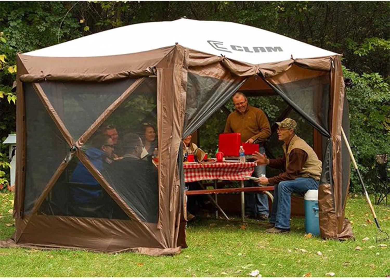 CLAM Quick-Set Portable Outdoor Camping Canopy Shelter