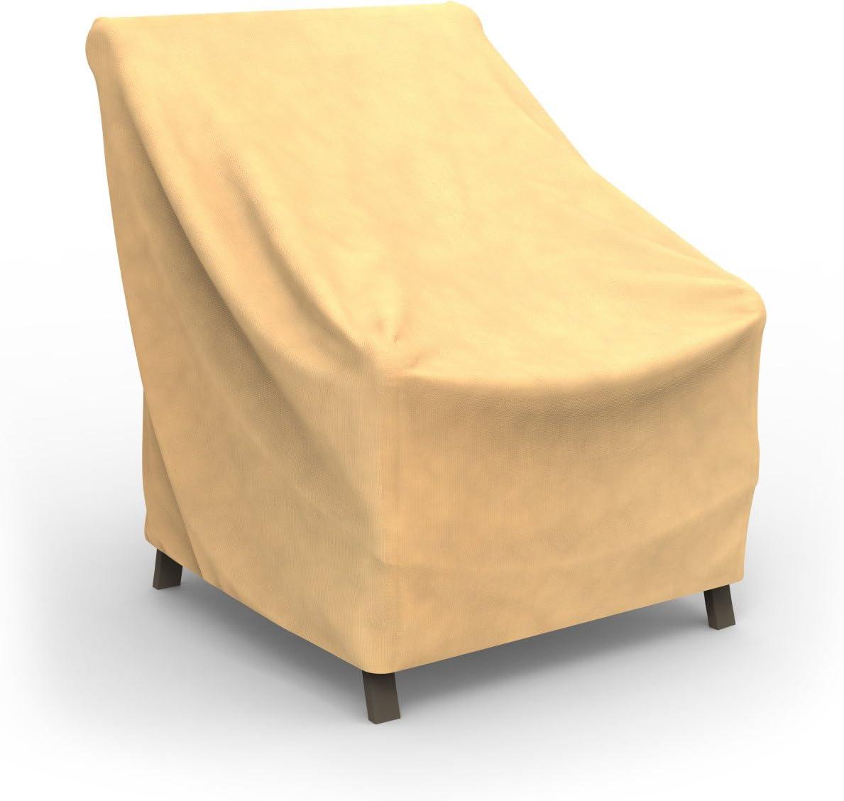 Budge XSmall Beige Patio Outdoor Chair Cover, All-Seasons