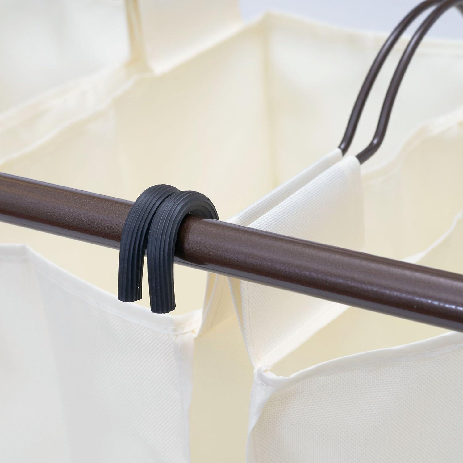 Rolling Laundry Sorter, 4 Bag Laundry Sorter Cart with Washable and Removable Bags