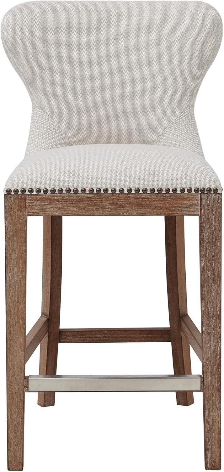 New Pacific Direct Dorsey Fabric Counter Stool