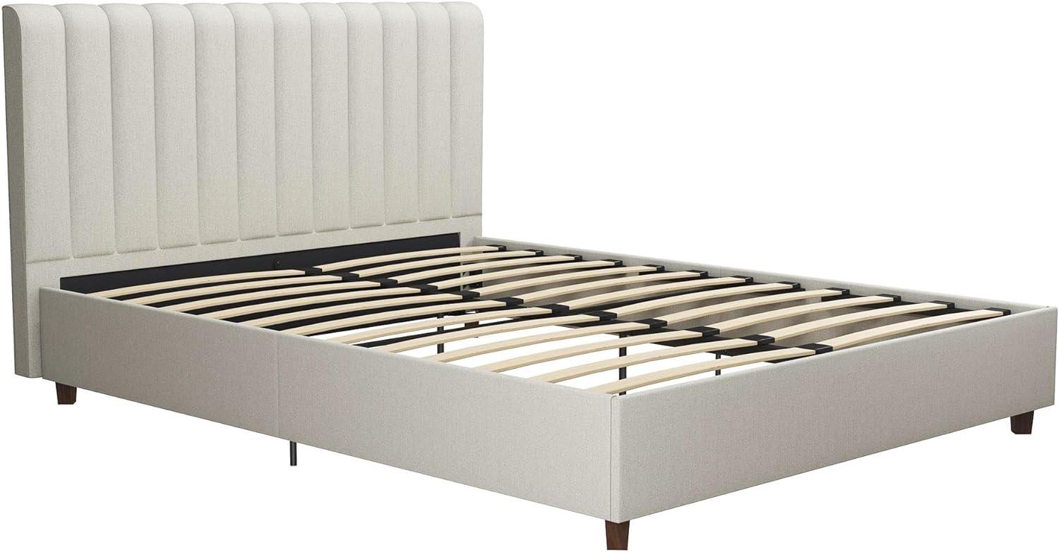 Brittany Tufted Upholstered Platform Bed